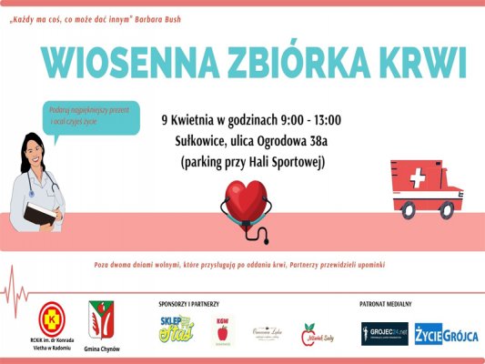 Wiosenna zbiórka krwi